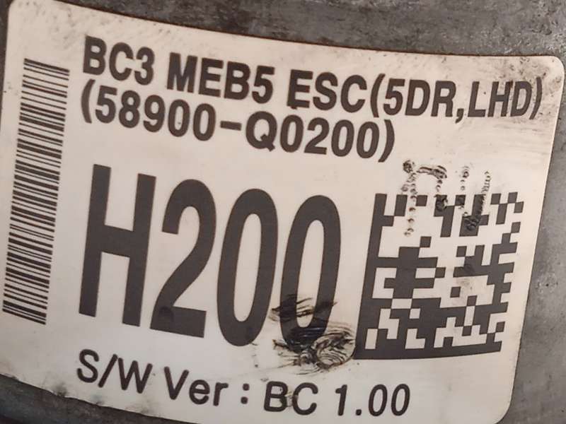 Recambio de abs para hyundai i20 20 ( bc3/bi3desde 08/20 ) referencia OEM IAM 58910Q0200 6158941600 Q058920500 6