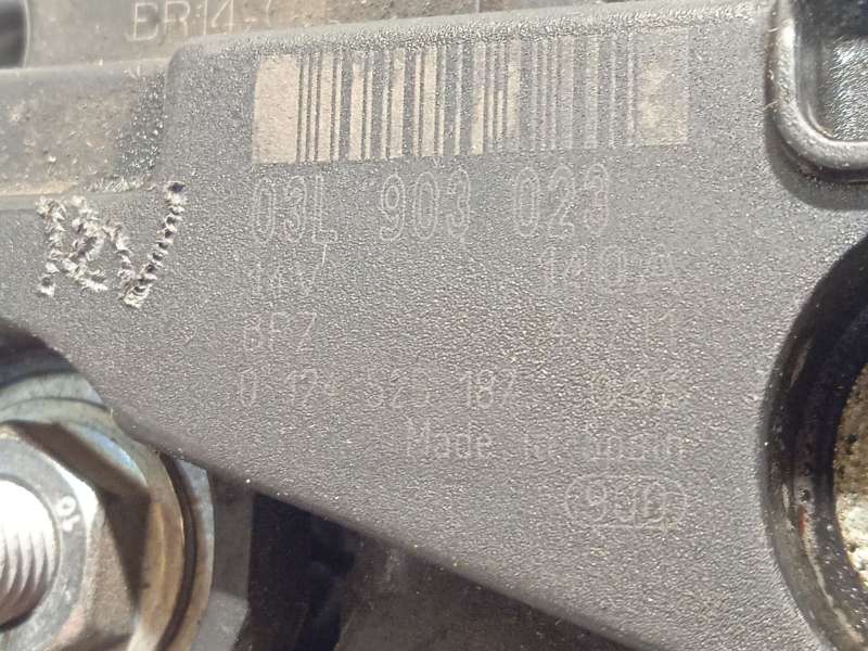 Recambio de alternador para volkswagen tiguan (5n_) 2.0 tdi referencia OEM IAM 03L903023  0124525187 - Blanco 4