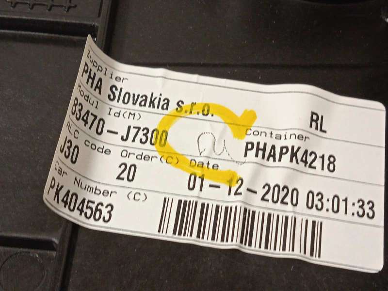 Recambio de elevalunas trasero izquierdo para kia xceed edrive phev referencia OEM IAM 83470J7300  83450J7000 3