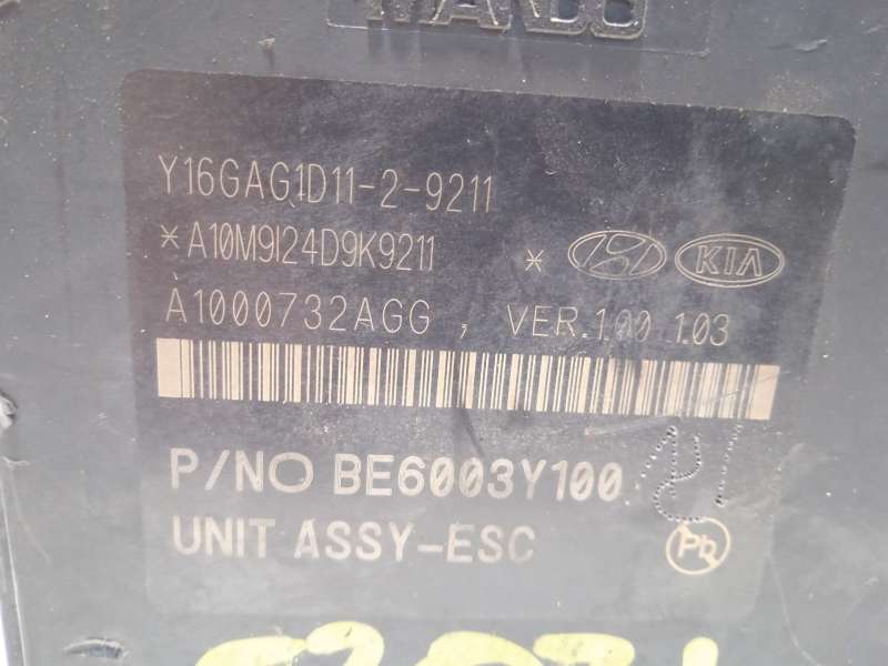 Recambio de abs para hyundai tucson essence 2wd referencia OEM IAM 58920D7510 BE6003Y100 BH6014Y100 5