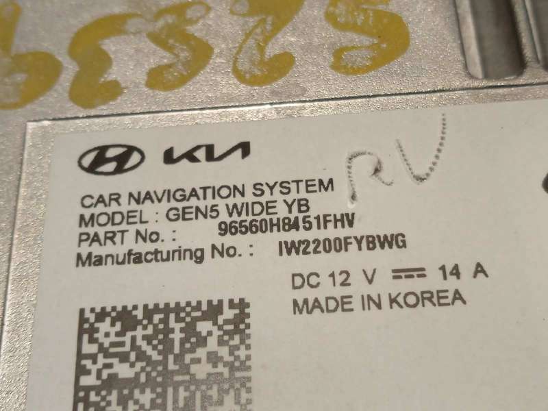 Recambio de sistema navegacion gps para kia rio (yb) 1.0 tgdi cat referencia OEM IAM 96560H8451FHV 96560H8450FHV IW2200FYBWG - Rojo 6