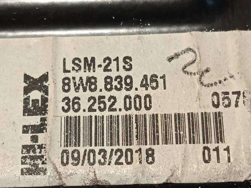 Recambio de elevalunas trasero izquierdo para audi a5 sportback (f5a) básico quattro referencia OEM IAM 8W8839461  8W0959801 - Gris 3