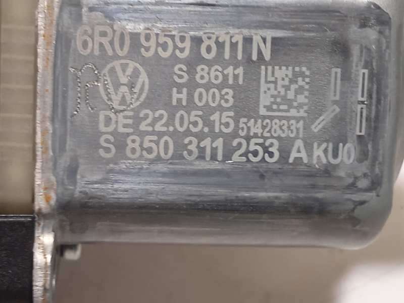 Recambio de elevalunas trasero izquierdo para volkswagen polo (6c1) 1.6 highl referencia OEM IAM 6R0959811N - Blanco 4