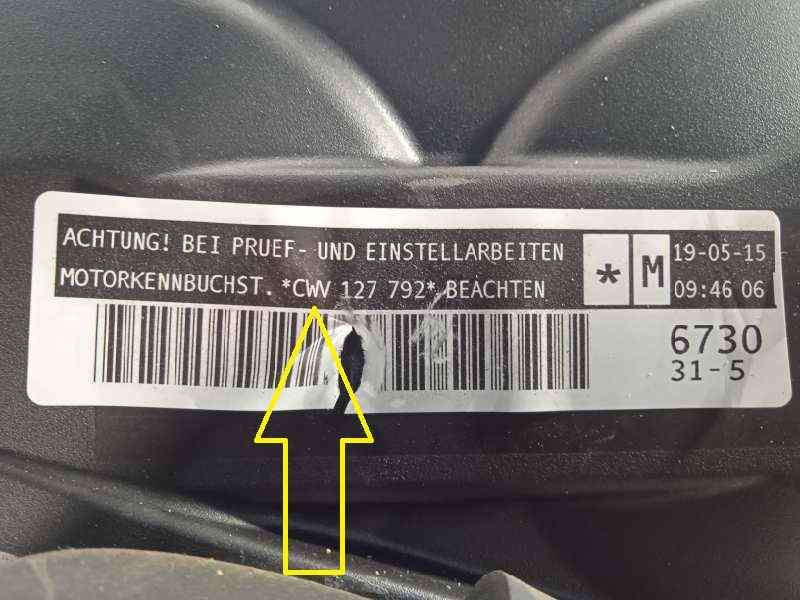 Recambio de motor completo para volkswagen polo (6c1) 1.6 highl referencia OEM IAM CWV CWVB - Blanco 9