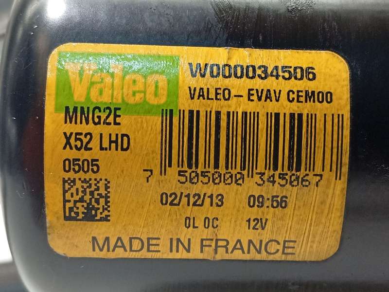 Recambio de motor limpia delantero para dacia sandero ii (b8_) 1.5 dci 75 / blue dci 75 (b8jw, b8m4, b8ah, b8m7, b8m6) referenci - Negro 5