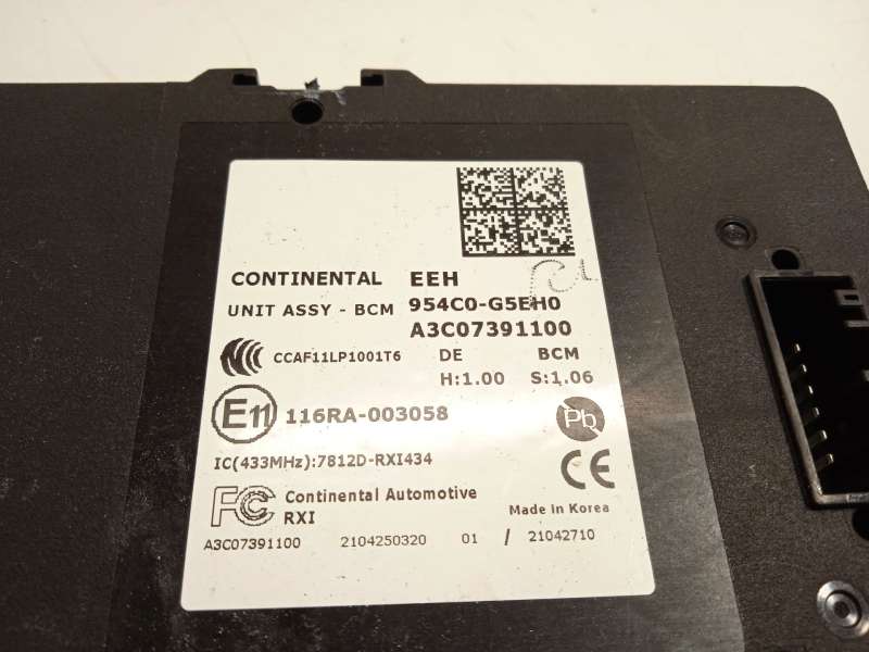 Recambio de modulo electronico para kia niro i (de) 1.6 gdi hybrid referencia OEM IAM 954C0G5EH0  A3C07391100 - Negro 4