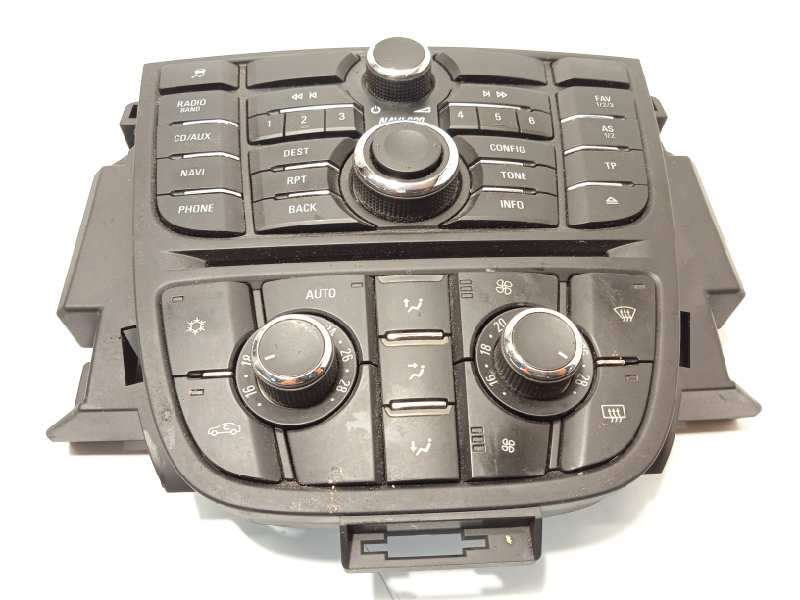 Recambio de mando climatizador para opel astra j lim. sport referencia OEM IAM 13343707  13337223 - Rojo 3