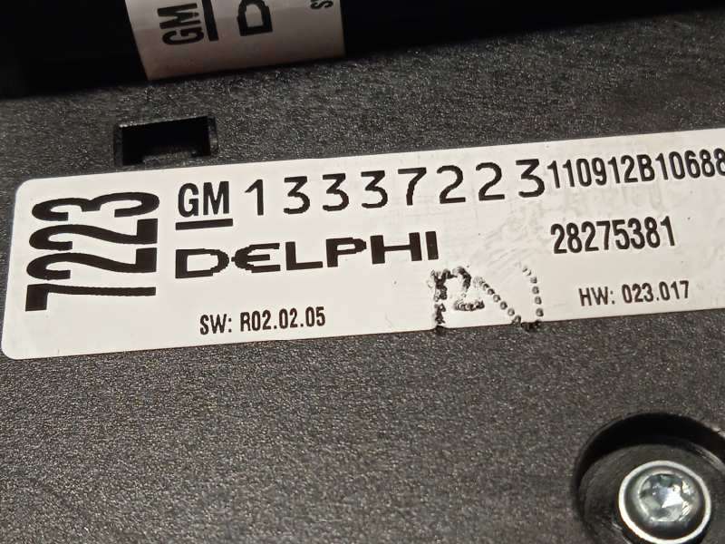 Recambio de mando climatizador para opel astra j lim. sport referencia OEM IAM 13343707  13337223 - Rojo 5