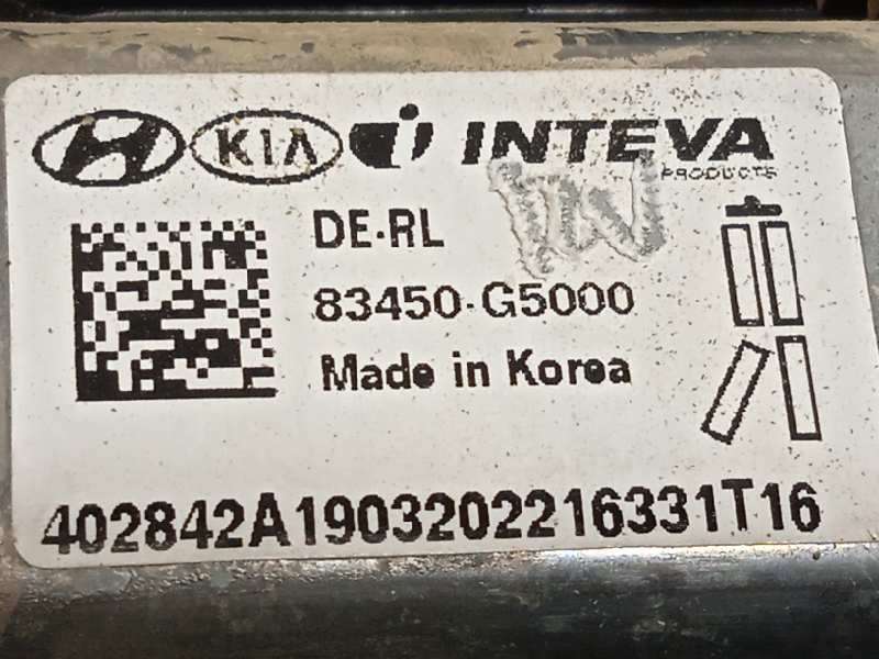 Recambio de elevalunas trasero izquierdo para kia niro referencia OEM IAM 83470G5000  83450G5000 - Blanco 4