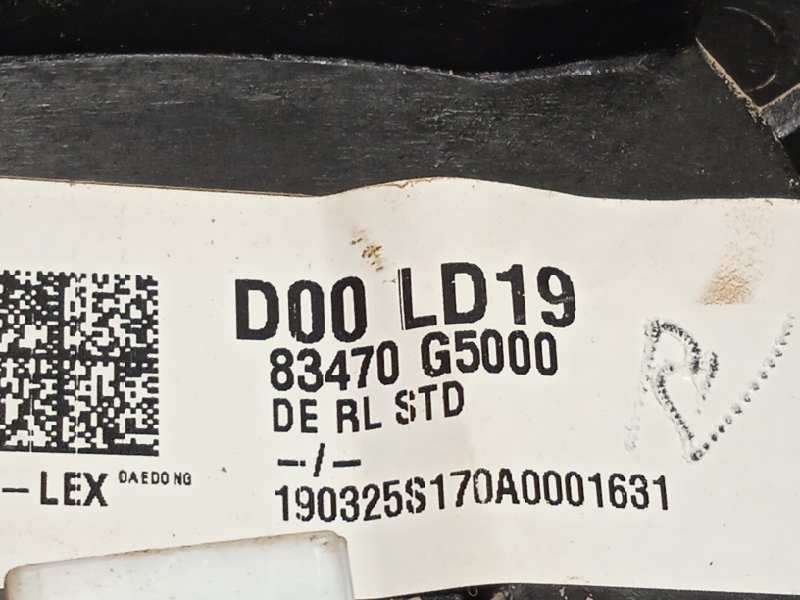 Recambio de elevalunas trasero izquierdo para kia niro referencia OEM IAM 83470G5000  83450G5000 - Blanco 5