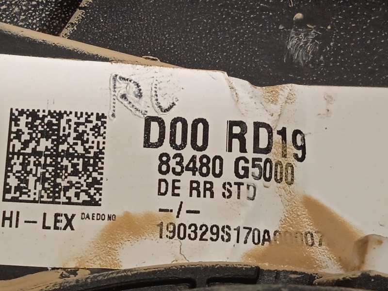 Recambio de elevalunas trasero derecho para kia niro referencia OEM IAM 83480G5000  83460G5000 - Blanco 4