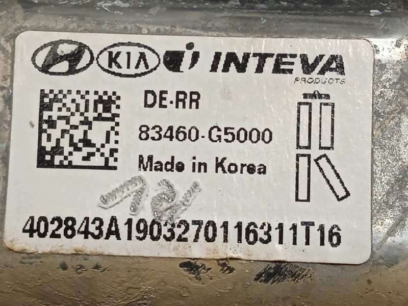 Recambio de elevalunas trasero derecho para kia niro referencia OEM IAM 83480G5000  83460G5000 - Blanco 5