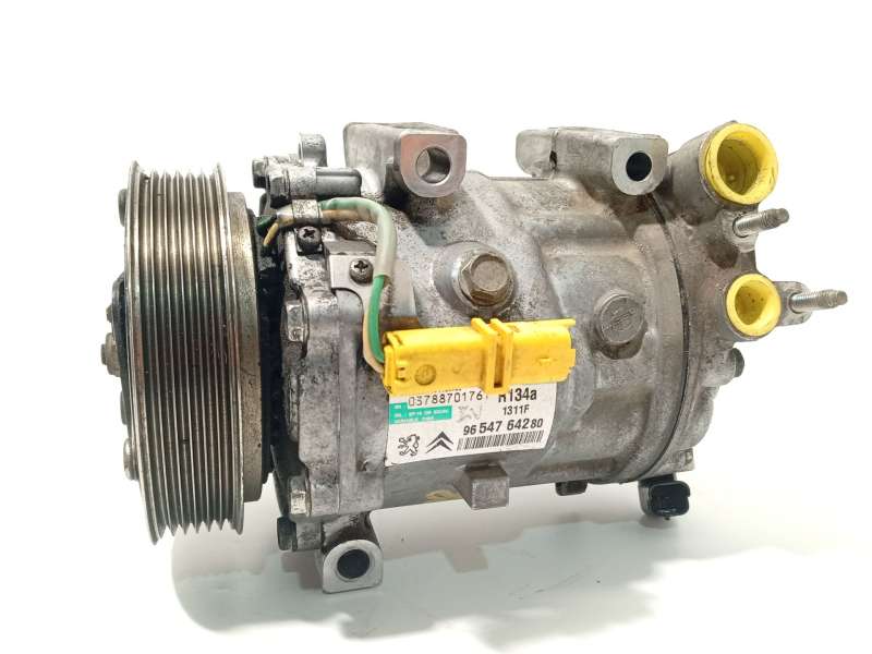 Recambio de compresor aire acondicionado para peugeot 407 (6d_) 2.0 hdi 135 (6drhrh, 6drhre, 6drhrg, 6drhrj) referencia OEM IAM - Negro