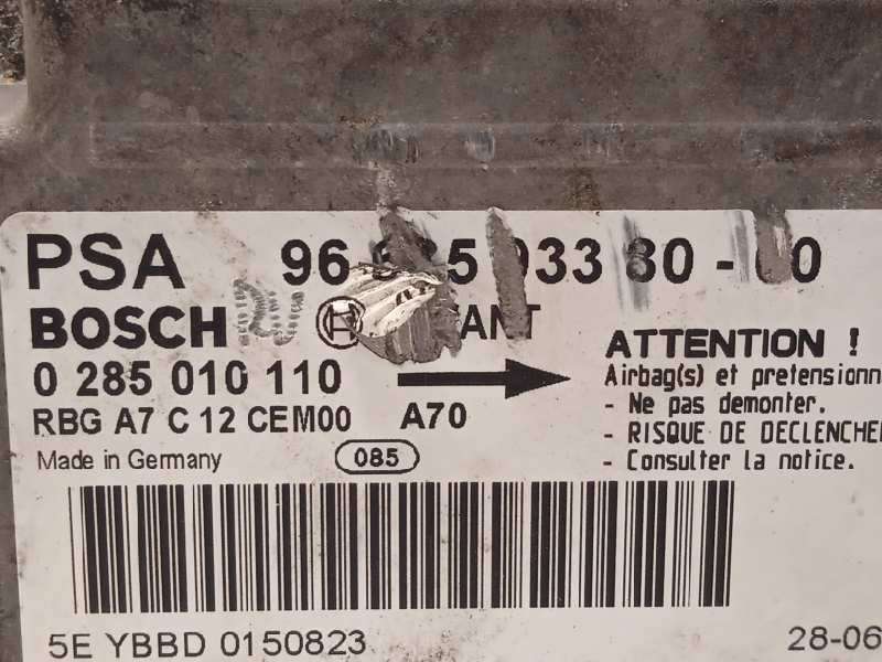 Recambio de centralita airbag para peugeot 207 urban referencia OEM IAM 9663593380  0285010110 - Gris 4
