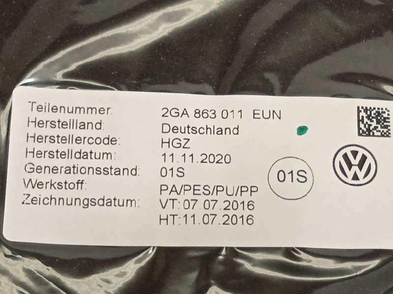 Recambio de juego alfombrillas para volkswagen t-roc advance referencia OEM IAM 2GA863011EUN - Negro 4
