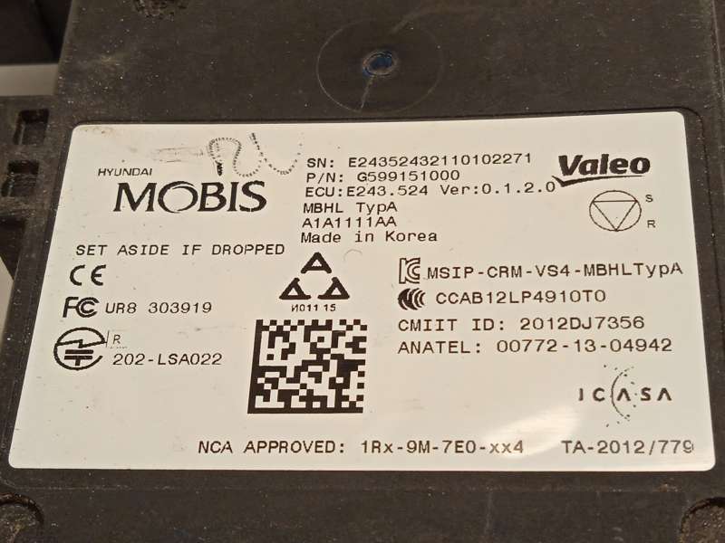 Recambio de sensor para kia niro i (de) 1.6 gdi hybrid referencia OEM IAM G599151000 - Negro 4