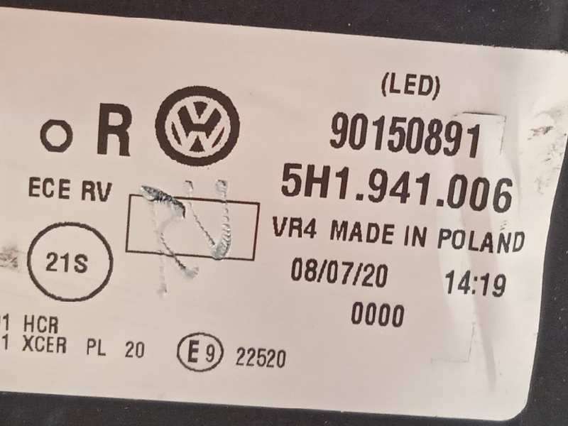Recambio de faro derecho para volkswagen golf viii lim. (cd1) style referencia OEM IAM 5H1941006  90150891 5