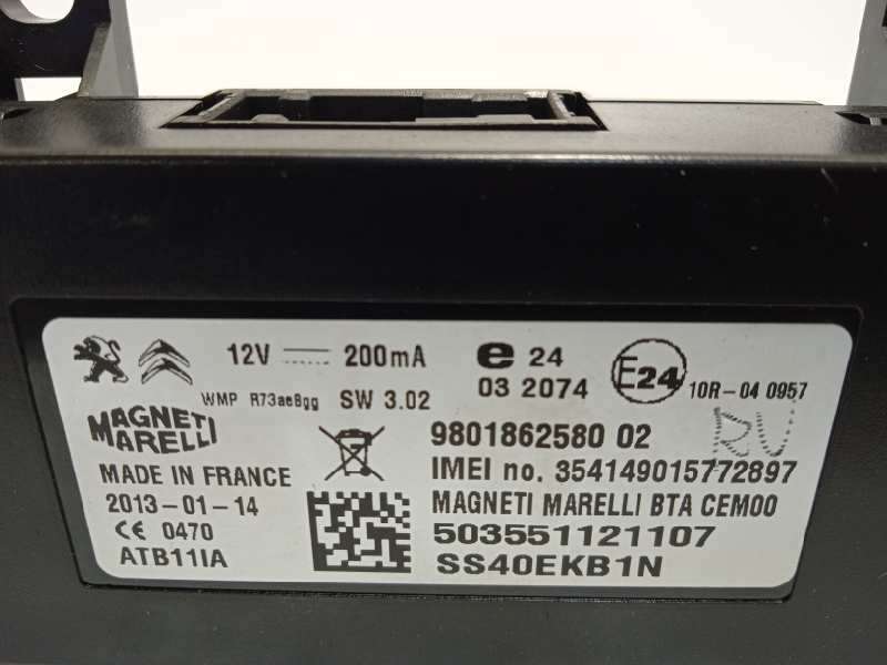 Recambio de modulo electronico para peugeot 508 2.0 16v hdi fap referencia OEM IAM 9801862580 - Negro 4