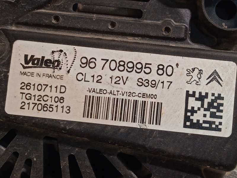 Recambio de alternador para citroën c3 aircross feel referencia OEM IAM 9670899580 2610711D TG12C106 - Naranja 4
