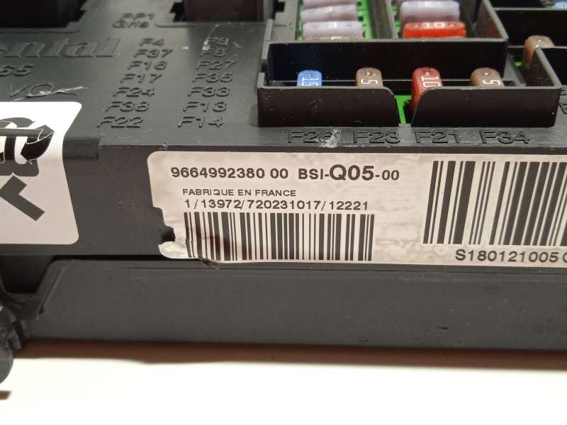 Recambio de caja reles / fusibles para peugeot 508 sw i (8e_) 2.0 hdi referencia OEM IAM 9664992380 1608181180 A2C53383165 6