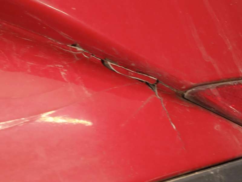 Recambio de paragolpes trasero para seat ibiza iv (6j5, 6p1) 1.2 referencia OEM IAM 6J3807421E 6J3807421EGRU - Rojo 5
