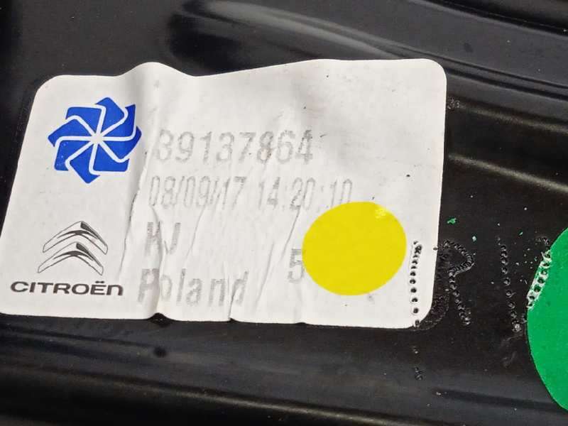Recambio de elevalunas delantero derecho para citroën c3 aircross feel referencia OEM IAM 39137864 - Naranja 4