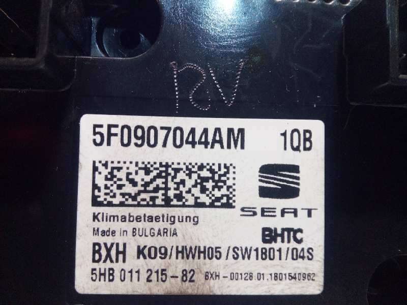 Recambio de mando climatizador para seat leon (5f1) reference referencia OEM IAM 5F0907044AM1QB  5HB011215 - Rojo 3