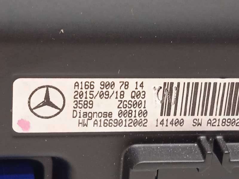Recambio de pantalla multifuncion para mercedes-benz clase a (w176) a 200 cdi (176.008) referencia OEM IAM A1669007814  A1669012 4