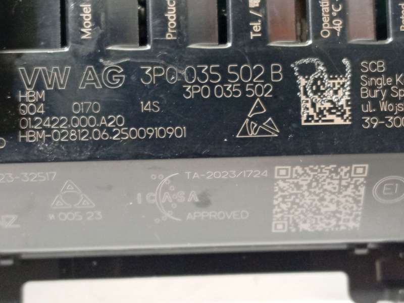 Recambio de modulo electronico para cupra leon sportstourer (kl8, ku8, kud) 1.5 etsi referencia OEM IAM 3P0035502B - Gris 4