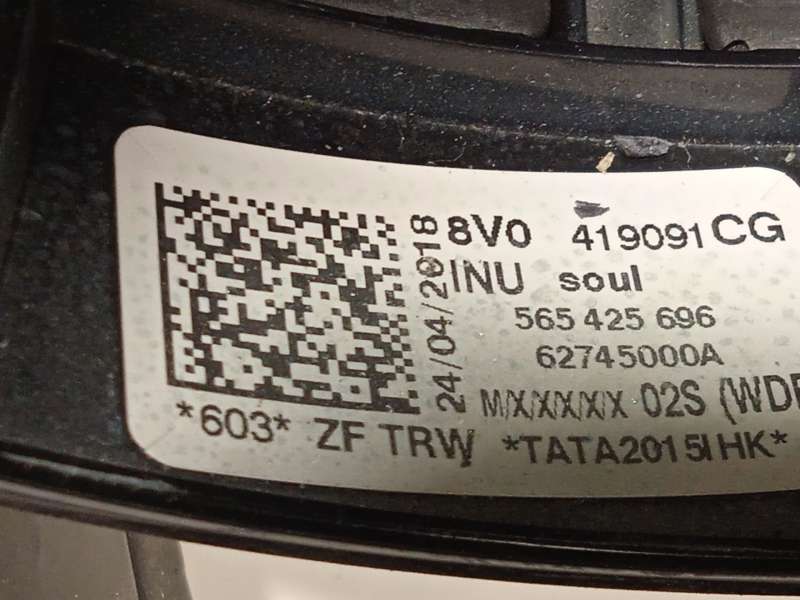 Recambio de volante para audi q2 (gab) 1.6 tdi referencia OEM IAM 8V0419091CGINU  8W0419689 - Negro 5