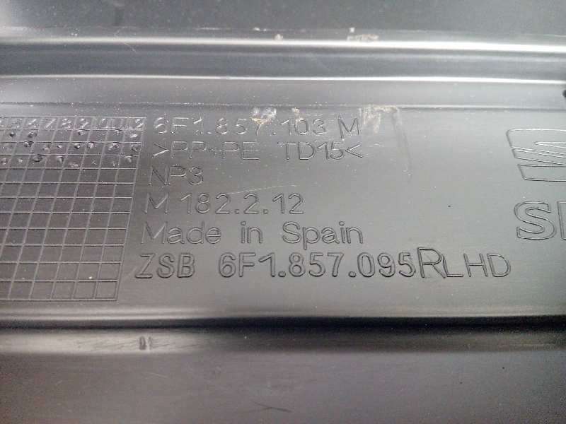 Recambio de guantera para seat ibiza (kj1) style referencia OEM IAM 6F1857095T82V 3