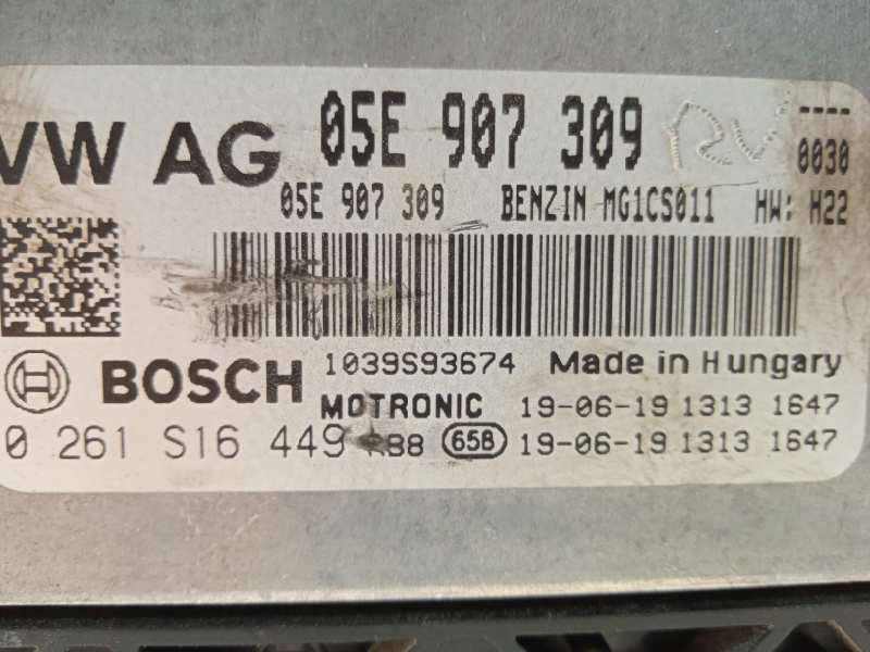 Recambio de centralita motor uce para skoda octavia lim. (5e3) 1.5 16v tsi act referencia OEM IAM 05E907309  0261S16449 - Negro 4