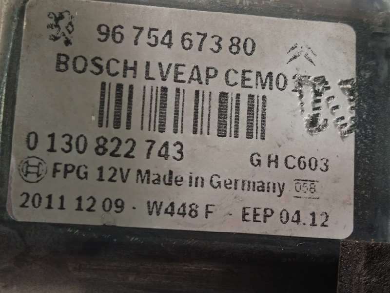 Recambio de elevalunas delantero derecho para peugeot 308 sw 1.6 hdi fap referencia OEM IAM 9675467380  0130822743 - Blanco 4