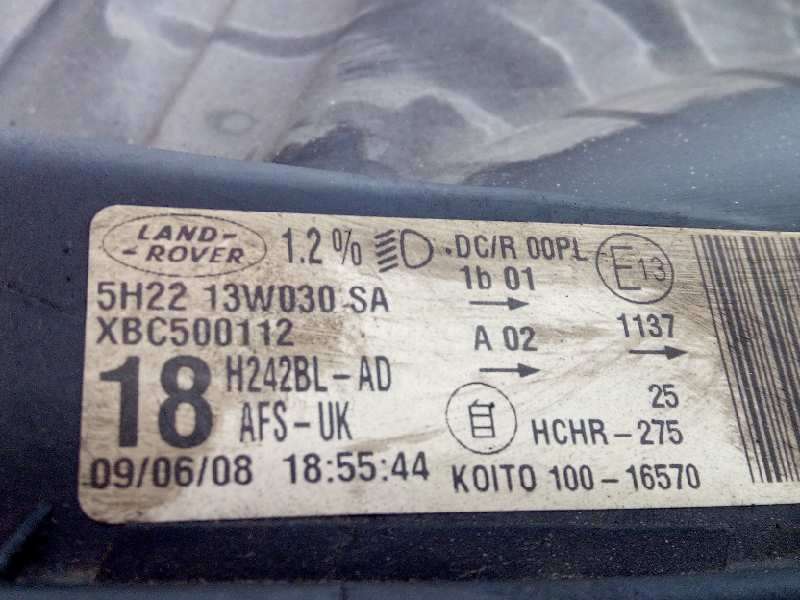 Recambio de faro izquierdo para land rover discovery v6 td hse referencia OEM IAM 5H2213W030SA XBC500112 - Gris 6