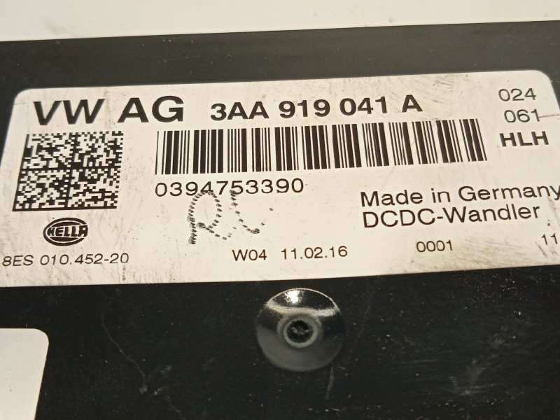 Recambio de modulo electronico para volkswagen caddy furgón/kombi maxi kombi bmt referencia OEM IAM 3AA919041A  8ES010452 - Blanco 5