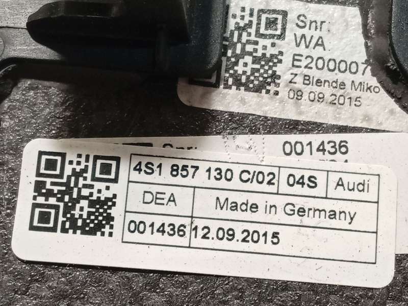 Recambio de moldura para audi r8 (4s3, 4sp) 5.2 fsi quattro referencia OEM IAM 4S1857130C 4S1857130CFP8 - Amarillo 5