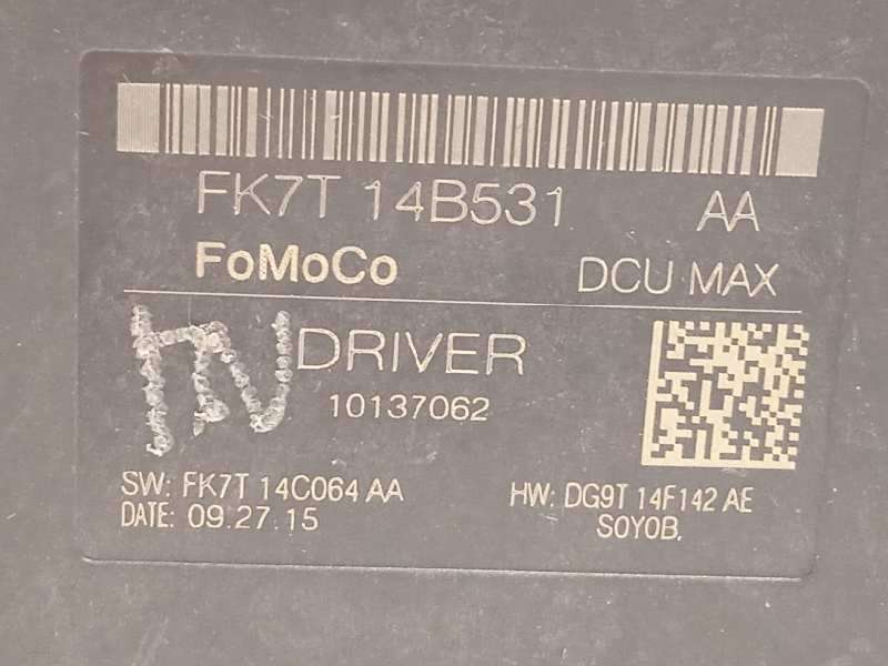 Recambio de modulo confort para ford mondeo lim. 1.5 ecoboost cat referencia OEM IAM FK7T14B531AA - Blanco 3