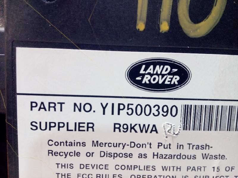 Recambio de pantalla multifuncion para land rover discovery v6 td hse referencia OEM IAM YIP500390  5H32045W80AB - Gris 5