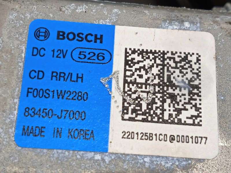Recambio de elevalunas trasero izquierdo para kia xceed 1.0 tgdi cat referencia OEM IAM 83470J7300  83450J7000 - Blanco 5