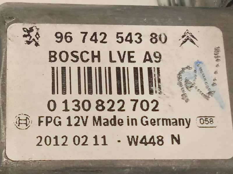 Recambio de elevalunas delantero derecho para peugeot 208 allure referencia OEM IAM 9674254380  9673154380 5