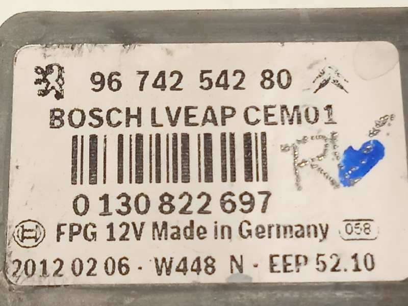 Recambio de elevalunas delantero izquierdo para peugeot 208 allure referencia OEM IAM 9674254280 96 731 532 80 9816402180 4