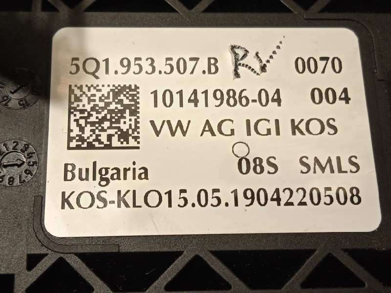 Recambio de mando intermitentes para skoda octavia lim. (5e3) 1.5 16v tsi act referencia OEM IAM 5Q1953507B - Negro 6