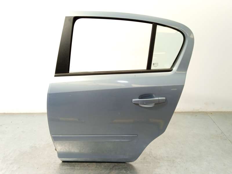 Recambio de puerta trasera izquierda para opel corsa d (s07) 1.4 (l08, l68) referencia OEM IAM 93189342 - Azul