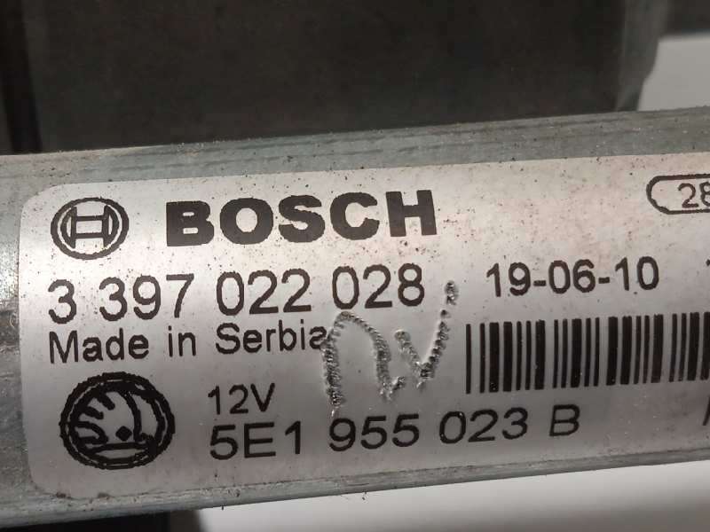Recambio de motor limpia delantero para skoda octavia lim. (5e3) 1.5 16v tsi act referencia OEM IAM 5E1955023B 3397022028 5E1955 - Negro 4