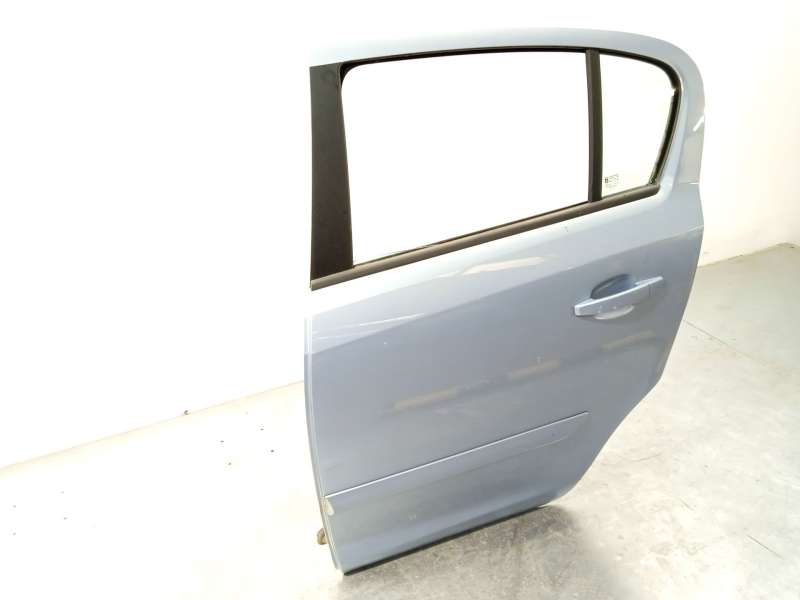 Recambio de puerta trasera izquierda para opel corsa d (s07) 1.4 (l08, l68) referencia OEM IAM 93189342 - Azul 2
