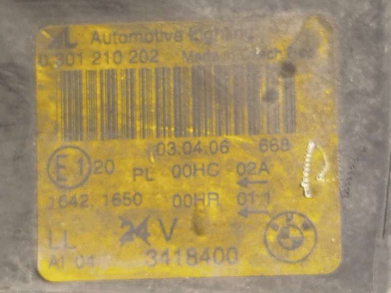 Recambio de faro derecho para bmw x3 (e83) 2.0 d referencia OEM IAM 3418400 63123418400 0301210202 - Verde 4