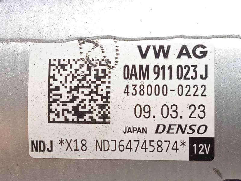 Recambio de motor arranque para volkswagen passat variant (cb5) 2.0 bluemotion referencia OEM IAM 0AM911023J  438000222 - Negro 5