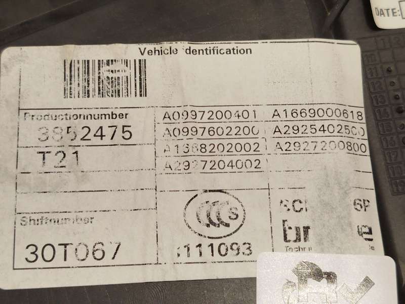 Recambio de elevalunas delantero derecho para mercedes-benz gle coupe (c292) 350 d 4-matic (292.323, 292.324) referencia OEM IAM 3