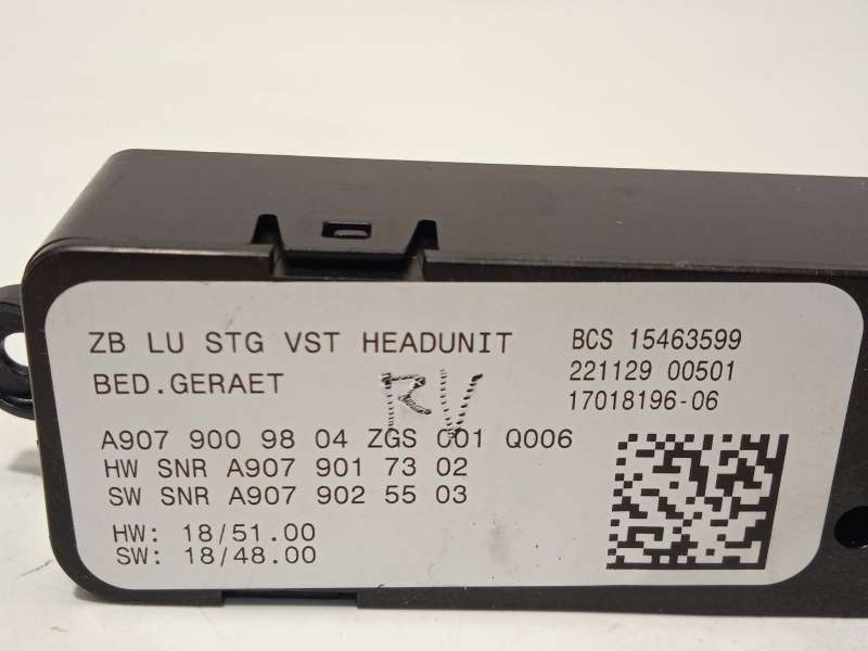 Recambio de mando multifuncion para mercedes-benz sprinter 4-t furgoneta (b907, b910) 419 cdi rwd (907.643, 907.645, 907.647) re 5
