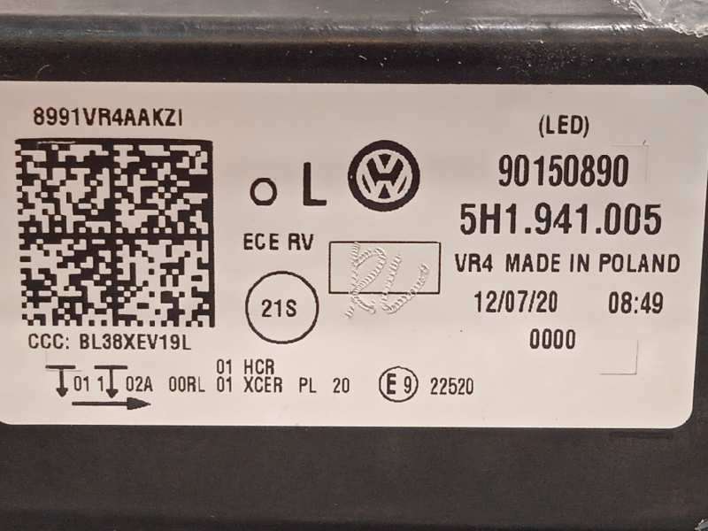 Recambio de faro izquierdo para volkswagen golf viii lim. (cd1) style referencia OEM IAM 5H1941005  90150890 5